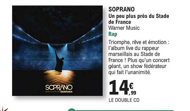 soprano - un peu plus près du stade de france