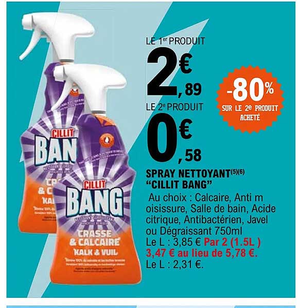 Spray Nettoyant "cillit Bang"