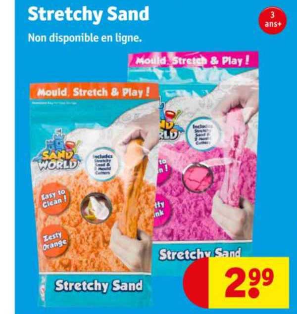 stretchy sand