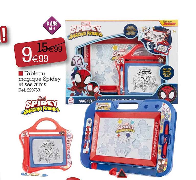tableau magique spidey et mes amis