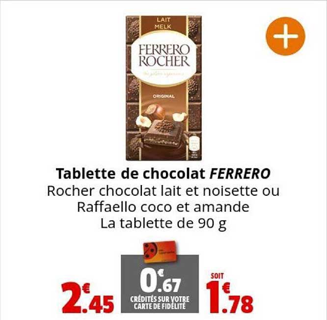Tablette De Chocolat Ferrero