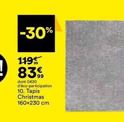 tapis christmas 160 x 230 cm