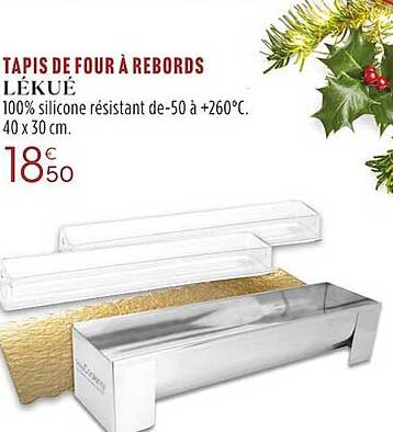 tapis de four à rebords lékué