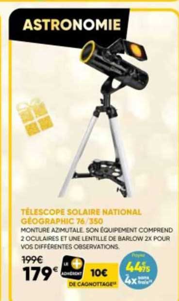 télescope solaire national géographic 76/350