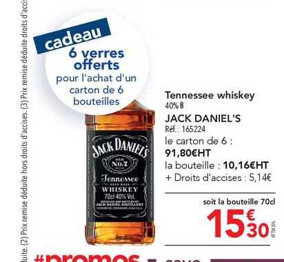 tennessee whiskey jack daniel's