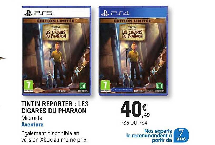 tintin reporter : les cigares du pharaon