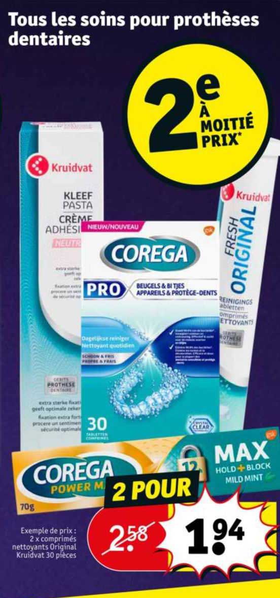 tous les soins pour prothèses dentaires