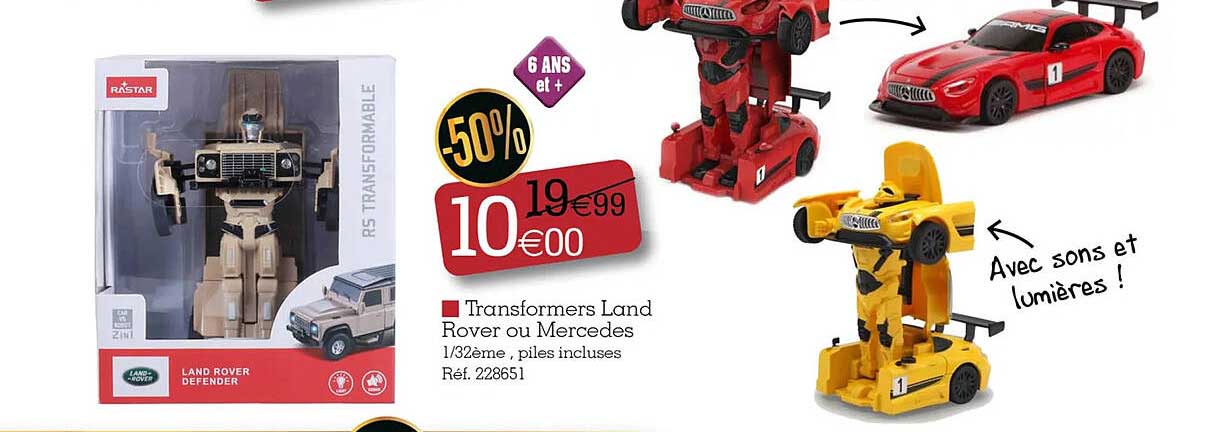 tranformers land rover ou mercedes