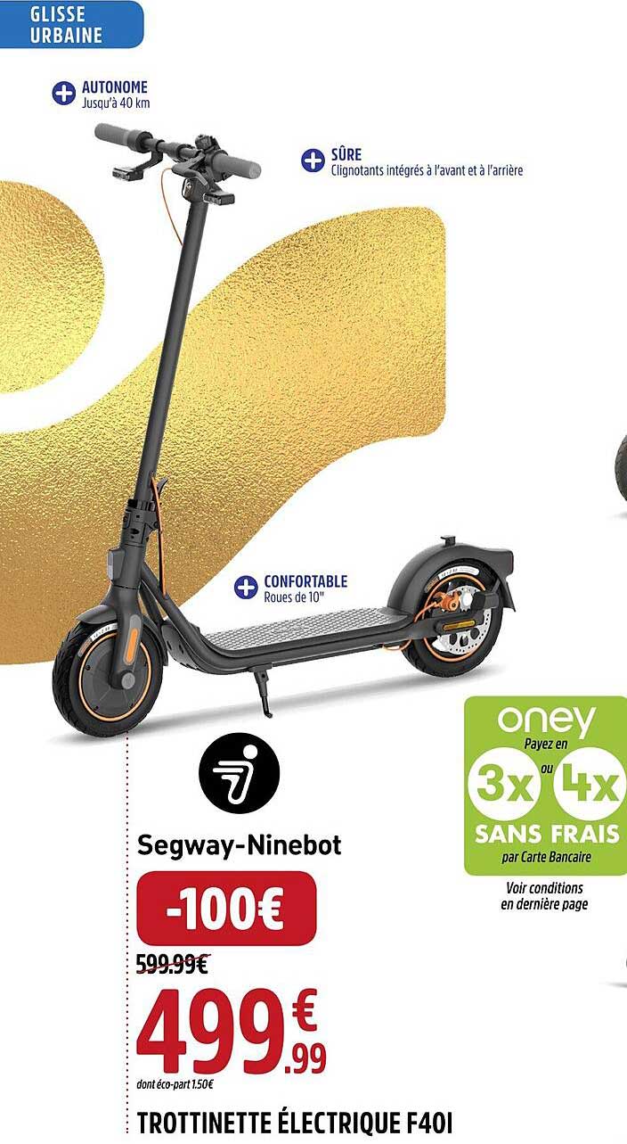 trottinette électrique f4 segway-ninebot