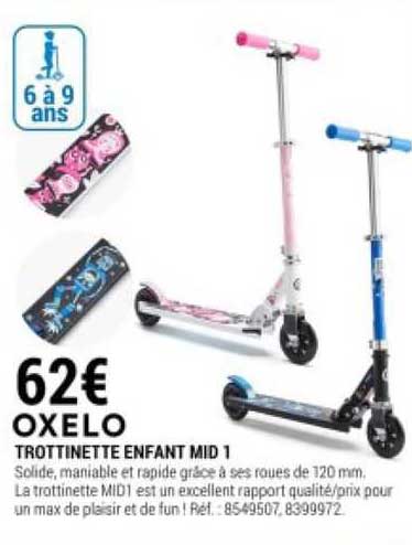 trottinette enfant mid 1 oxelo