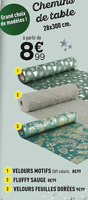 velours motifs, fluffy sauge ou velours feuilles dorées