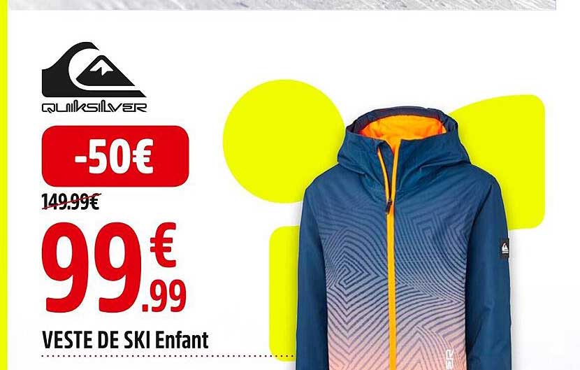 veste de ski enfant quiksilver