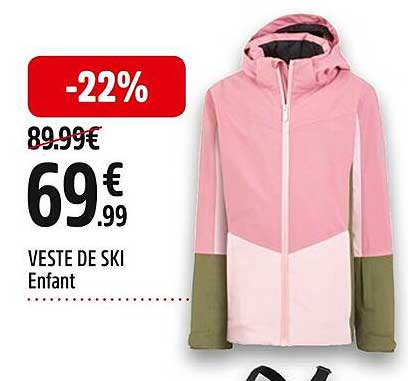 veste de ski enfant
