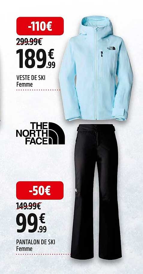 veste de ski femme, pantalon de ski femme the north face