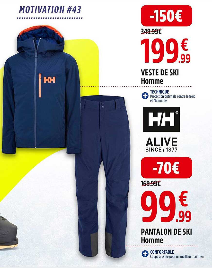 veste de ski homme, pantalon de ski homme