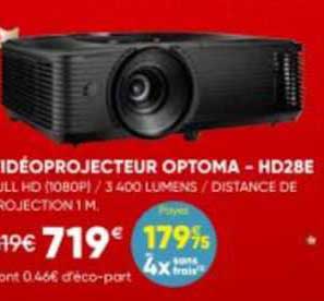 vidéoprojecteur optoma - hd28e
