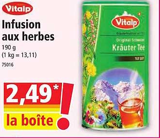 Vitalp Infusion Aux Herbes