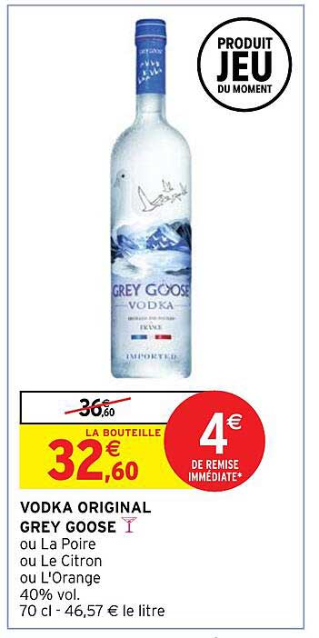 vodka original grey goose