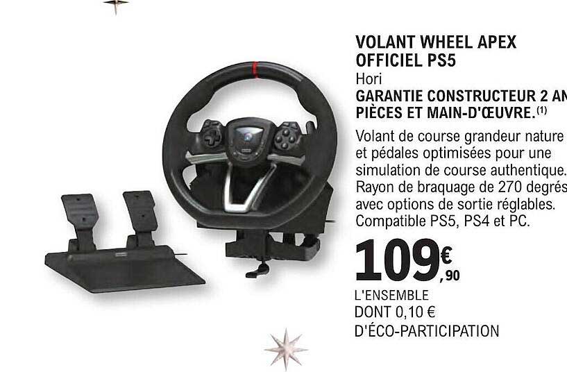 volant wheel apex officiel ps5