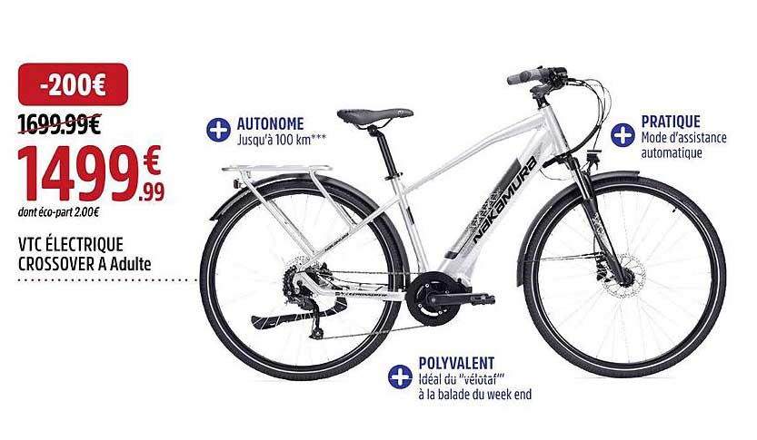 vtc électrique crossover à adulte nakamura