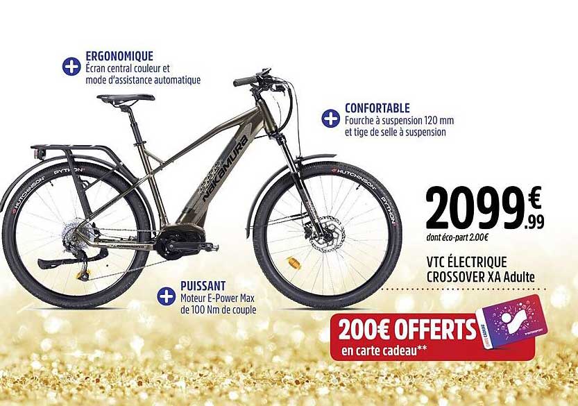 vtc électrique crossover xa adulte