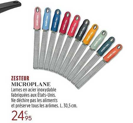 zesteur microplane
