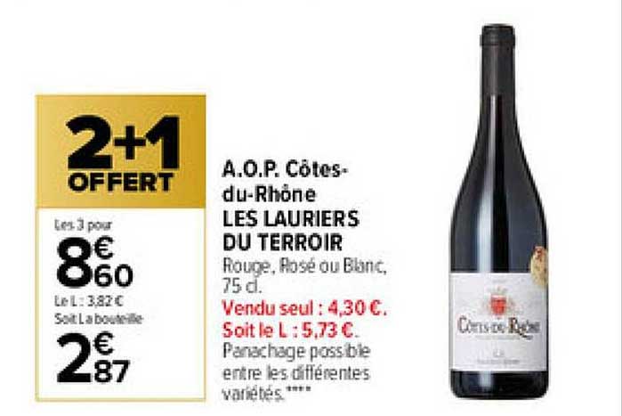a.o.p. côtes-du-rhône les lauriers du terroir