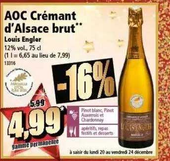 aoc crémant d'alsace brut louis engler