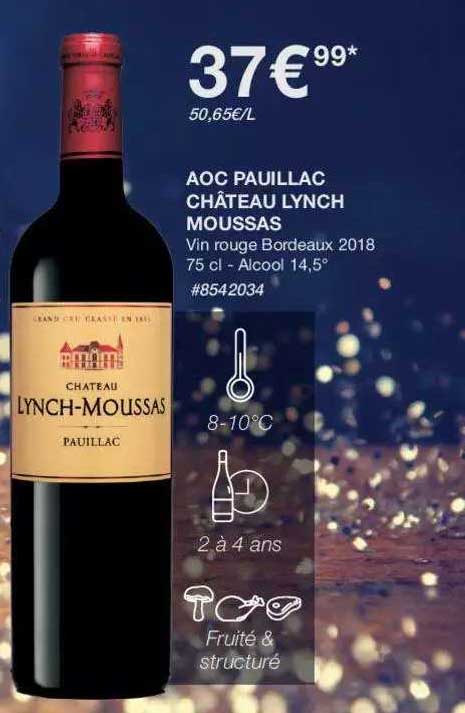 aoc paullac château lynch moussas