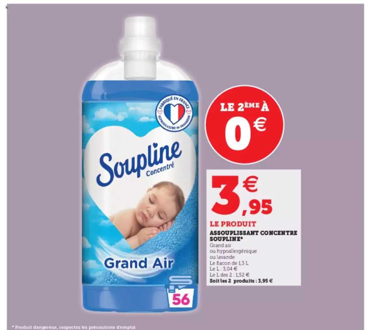 Assouplissant Concentré Soupline