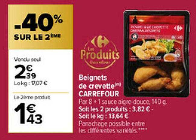 Beignets De Crevette Carrefour