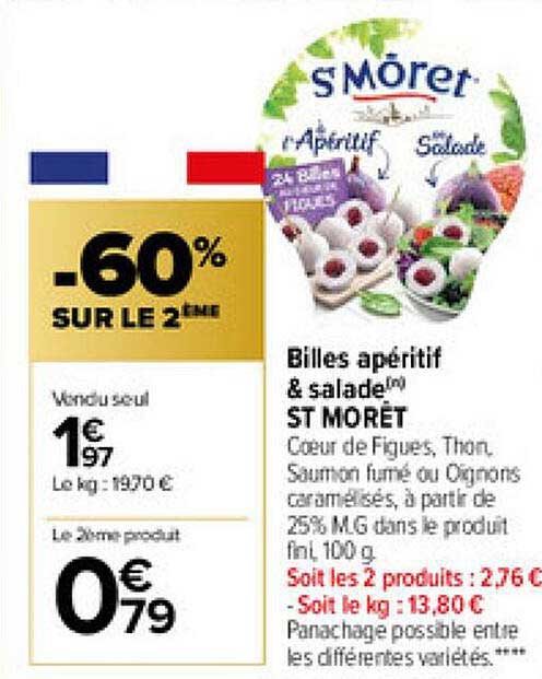 Billes Apéritif & Salade St Morêt