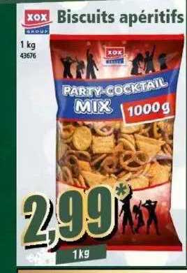 biscuits apéritifs xox
