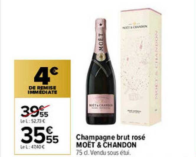 champagne brut rosé moët & chandon