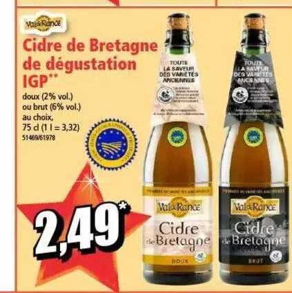 Cidre De Bretagne De Dégustation Igp