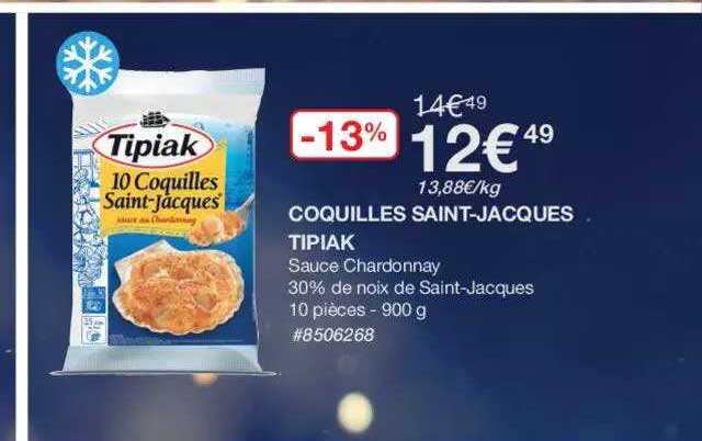 coquilles saint-jacques tipiak
