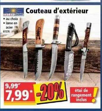 couteau d'extérieur