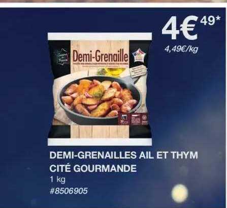 Demi-grenailles Ail Et Thym Cité Gourmande