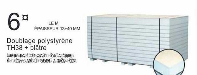 doublage polystyrène