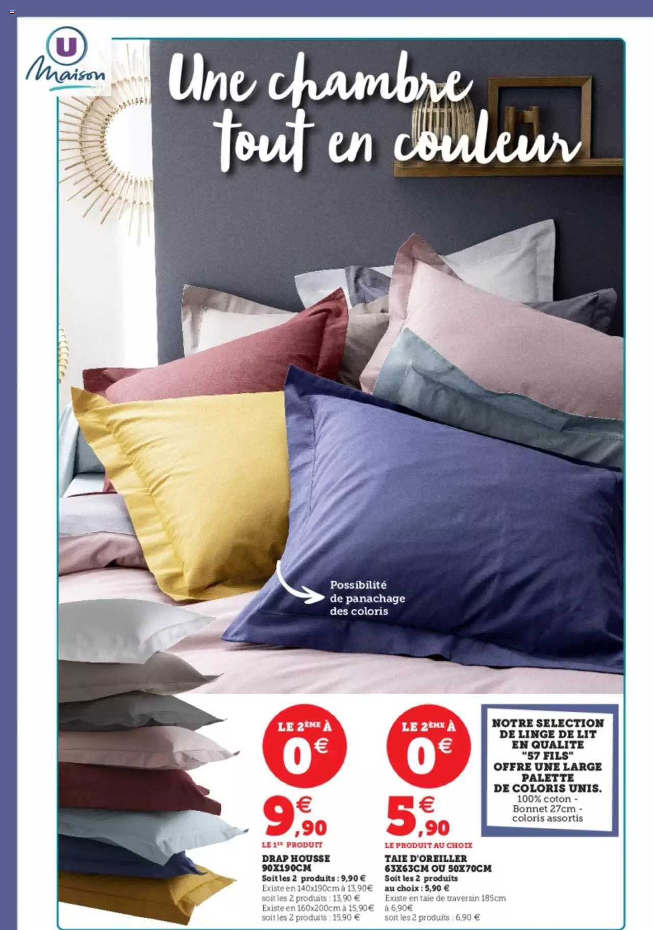 drap housse, taie d'oreiller