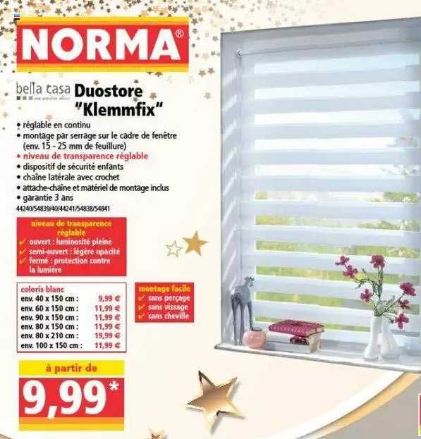 duostore "klemmfix" bella casa