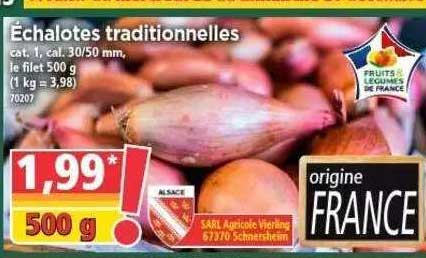 échalotes traditionnelles
