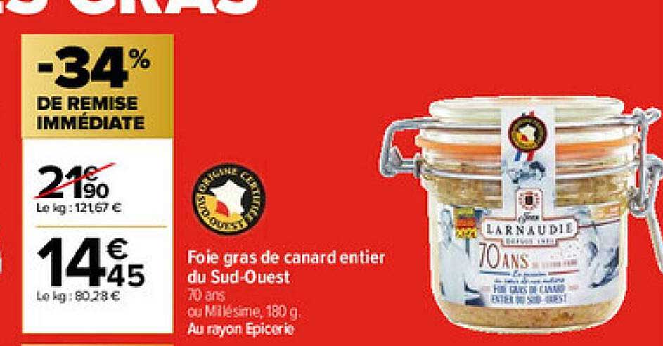 foie gras de canard entier du sud-ouest