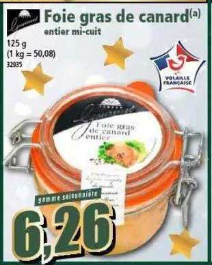 foie gras de canard entier mi-cuit
