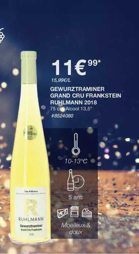Gewurztraminer Grand Cru Frankstein Ruhlmann 2018