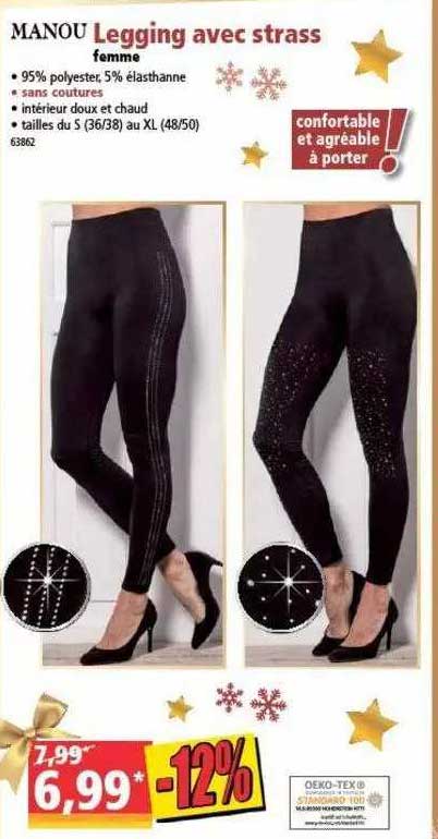 legging avec strass manou