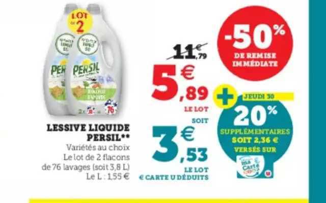 Lessive Liquide Persil