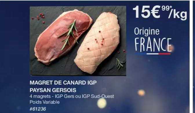 magret de canard igp paysan gersois