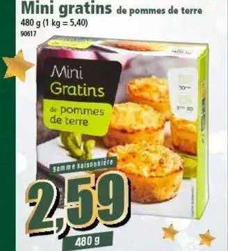 mini gratins de pommes de terre