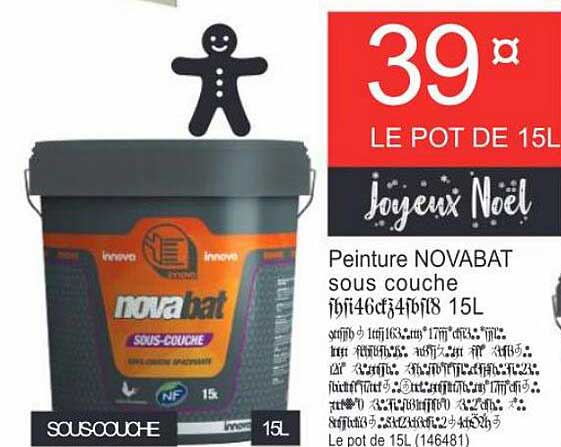 peinture novabat sous couche